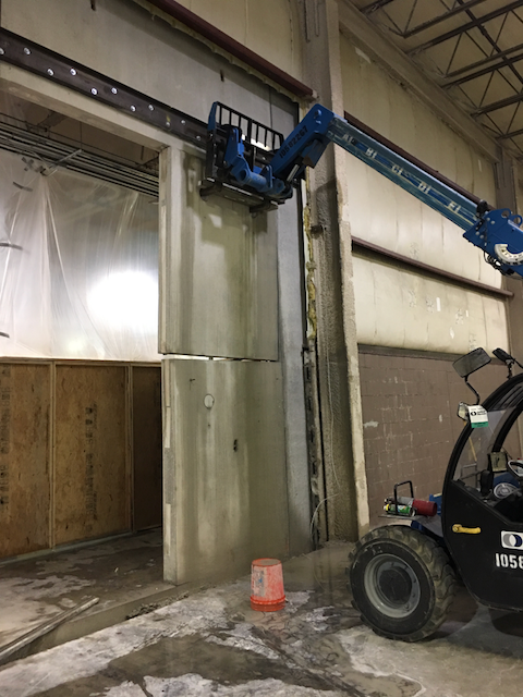 Removing a 20' Concrete Opening