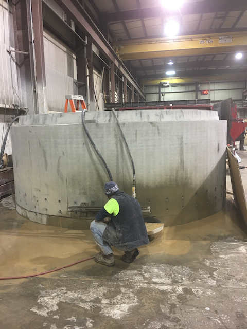 Client Asked if We Could Cut a 84" Round Structure